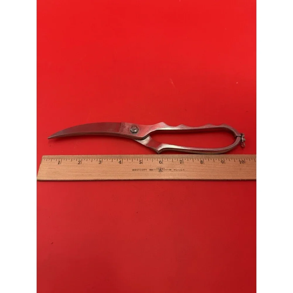 Vintage Rostfrei Stainless Steel Kitchen Poultry Shears Scissors Metal Chicken